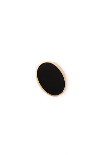 Forever21 Black & Gold Enamel Cocktail Ring