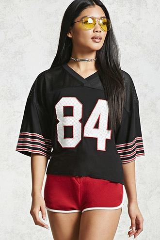 Forever21 84 Graphic Mesh Tee