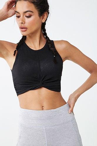 Forever21 Twisted Cropped Tank Top