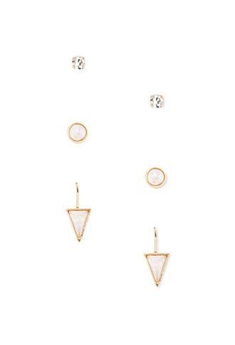 Forever21 Faux Pearl Ear Jacket Set