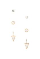 Forever21 Faux Pearl Ear Jacket Set