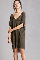 Forever21 Washed High-low Dress