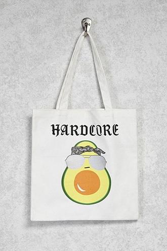 Forever21 Hardcore Avocado Tote Bag