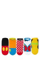 Forever21 Assorted Disney Graphic Ankle Socks - 5 Pack