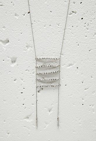 Forever21 Longline Ladder Tassel Necklace