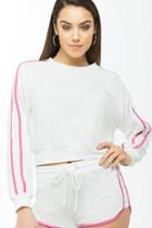 Forever21 Striped Trim Sweatshirt