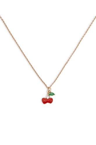 Forever21 Cherry Charm Necklace