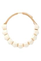 Forever21 Pentagon Row Necklace