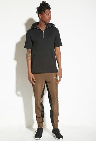21 Men Men's  Intd Longline Hoodie (black)