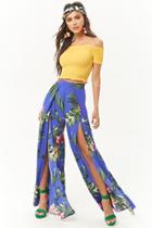 Forever21 Tropical Wide-leg Pant