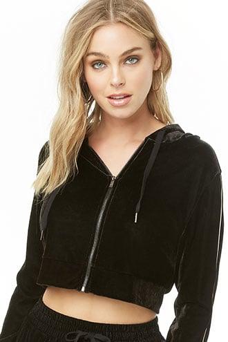 Forever21 Active Velvet Jacket
