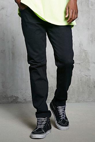 Forever21 Slim-fit Clean Wash Jeans