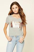 Forever21 Women's  Amore Graphic Tee