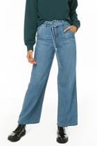 Forever21 Belted Wide-leg Jeans