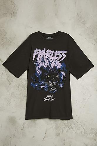 Forever21 Fearless Panther Graphic Tee