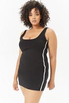Forever21 Plus Size Contrast Trim Mini Dress