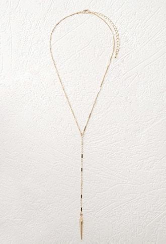 Forever21 Drop Spike Pendant Necklace