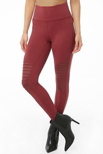 Forever21 Active Moto Key Pocket Leggings