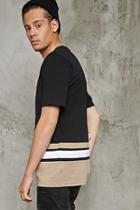 21 Men Men's  Colorblock Hem Tee