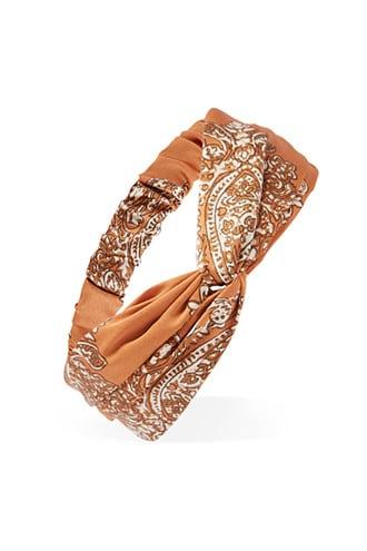 Forever21 Satin Floral Twist-front Headwrap