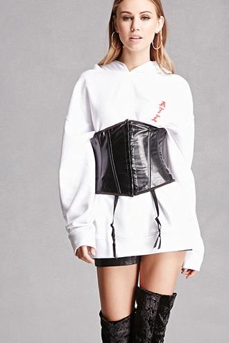 Forever21 Faux Leather Corset
