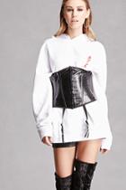 Forever21 Faux Leather Corset