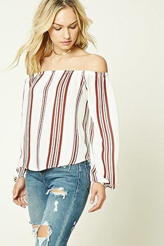 Forever21 Contemporary Striped Top