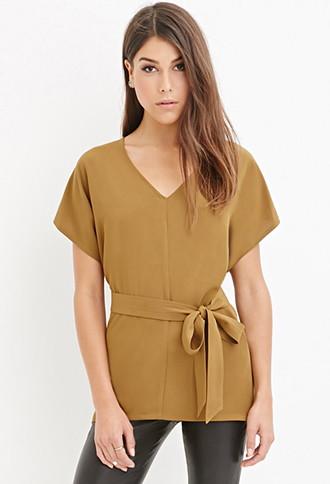 Love21 Self-tie Belted Tunic
