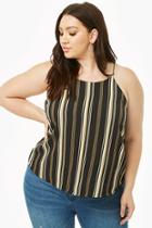 Forever21 Plus Size Striped Crepe Cami