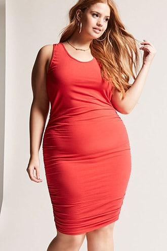 Forever21 Rebdolls Inc. Ruched Tank Dress