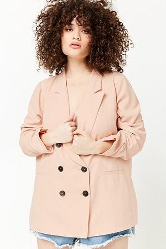 Forever21 Plus Size Double-breasted Blazer