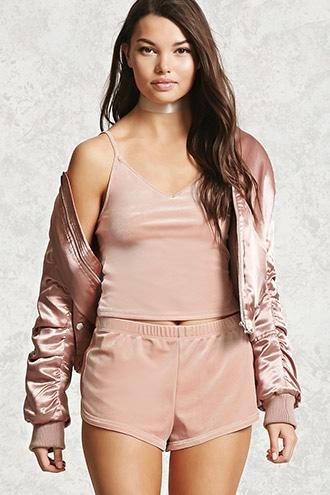 Forever21 Velvet Dolphin Shorts