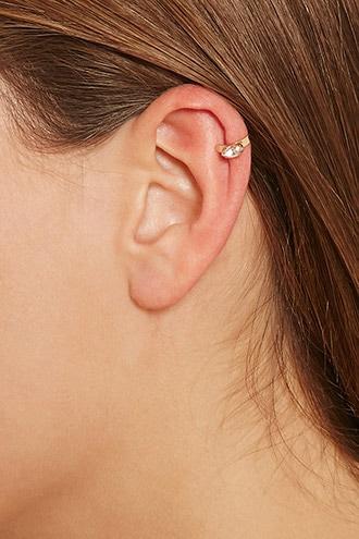 Forever21 Faux Gem Ear Cuff Set