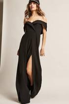 Forever21 Off-the-shoulder Tulip Jumpsuit