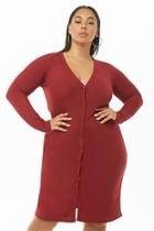 Forever21 Plus Size Button-front Midi Dress