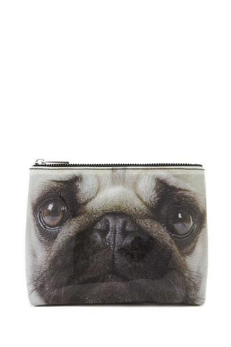 Forever21 Pug Face Makeup Bag