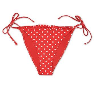 Forever21 Polka Dot String Bikini Bottoms