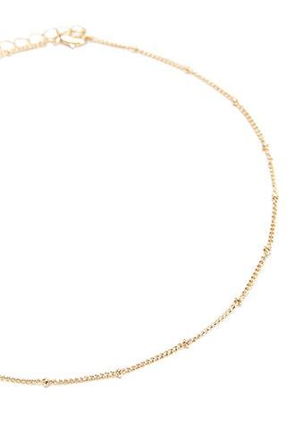 Forever21 Beaded Curb Chain Necklace