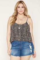 Forever21 Plus Women's  Plus Size Abstract Cami