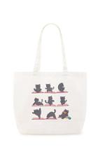 Forever21 Yoga Cat Graphic Tote Bag