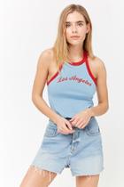 Forever21 Los Angeles Contrast Graphic Top