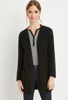 Forever21 Fuzzy Open-front Cardigan