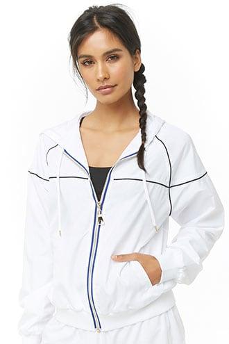 Forever21 Active Piped-trim Windbreaker
