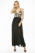 Forever21 Embroidered Bodice Gown