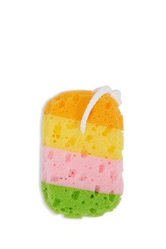 Forever21 Multicolor Striped Bath Sponge