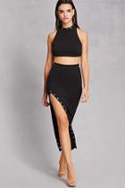 Forever21 Ribbed Knit Top & Skirt Set