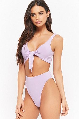 Forever21 Seamless Knotted Bikini Set