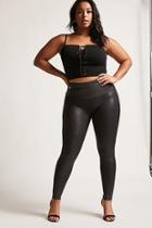 Forever21 Plus Size Spanx Waxed Leggings