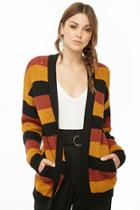Forever21 Striped Knit Cardigan