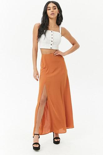 Forever21 Chiffon Maxi Skirt